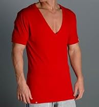 Andrew Christian Lifeguard Deep V-Neck T-Shirt (1752)