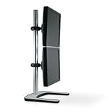Atdec V-FS-DV Visidec Dual Mount LCDs 12-24 Silver Incl Cable Mgmt/all Hardware