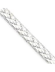 Sterling Silver Fancy Bracelet QG803-7.5"