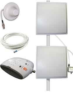 Wireless Extender zBoost YX610 Dual Band PCS and Cellular 800 / 1900 MHz 60db