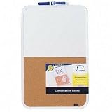 QRT00440 - Combination Boards, w/ Plastic Frame, 11x17, White/Cork
