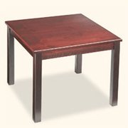 Hon 5192NN Corner Table, Veneer Top, 24 in.x24 in.x20 in., Mahogany