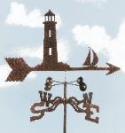 Lighthouse Garden Stake Weathervane