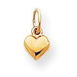 14k Heart Charm