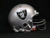 Otto, Jim Autographed/Hand Signed Oakland Raiders Mini Helmet ''HOF 1980'' (PSA Authenticated)