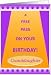 Granddaughter, Birthday Pass-Funny Haha Card