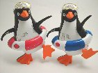 Electronics : Penguin Shower Radio - MW + FM - with Blue Ring