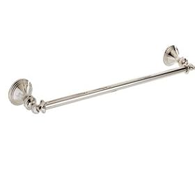 Santec 2560XU10 10-20-Polished Chrome/Orobrass Bathroom Accessories 30" Single Towel Bar