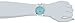 Nine West Women's NW/1585TLSB Turquoise Dial Silver-Tone Bracelet Watch