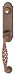 Emtek 3011 Flat Black Lafayette Monolithic Mortise Lafayette Monolithic Mortise Style Dummy Entryset