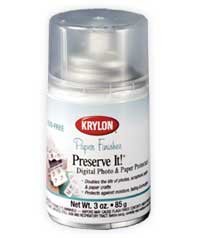 Krylon Preserve-It Digital Photo and Paper Protectant, Gloss 3 Ounces