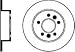 Renault Avantime 2.0L Apr/2002>Dec/2003 Rear Brake Discs