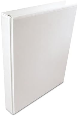 International A4 Size 4-Ring View Binder, 2'' Capacity, White, Sold as 1 Each
