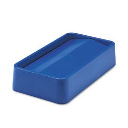 Rubbermaid-Swing Lid for Slim Jim&reg Paper Recycling Container, Recycling Blue (RUB267300BE) Category: Recycling Receptacles