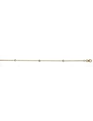 18K Yellow Gold Diamond By The Inch Necklace 20 Inch
