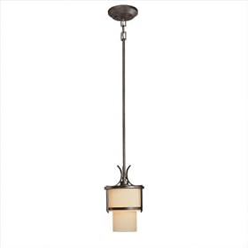 Trellis Mini Pendant in Burnished Umber by Thomas Lighting