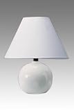 GRANDRICH CORP #G2084W 12 WHT Cer Ball Lamp