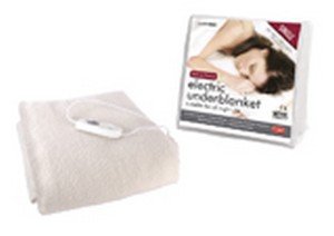 Lloytron Single Bed All Night Electric Under Blanket - Deluxe Fleece