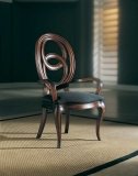 Advocate Cameo Back Oval Arm Chair