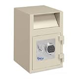 Depository Safe, w/ Electronic Lock, 14'x11'x21', Taupe, Sold as 1 each