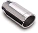 MagnaFlow Exhaust Stainless Steel Tip 35136 - 4in. Diameter, 2.5in. I.D. Inlet, Singl...