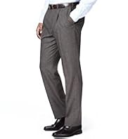 Crease Resistant Single Pleat Lightweight Trousers
