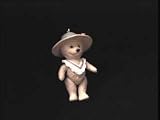1998 Teddy Bear Style #2 Miniature Collector Series Onrament QXM4176