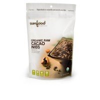 Sunfood Cacao Nibs, Certified Organic, Non-GMO, 8oz