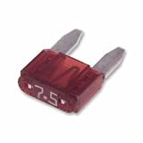 MINI AUTO CAR BLADE FUSE 7.5A 7.5 AMP BROWN FUSES x 5