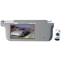 PYLE PLVSR71GR 7-Inch TFT LCD Right Sun Visor Monitors (Grey) by Pyle