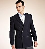 Big & Tall Pure Wool Double Breasted Blazer