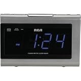 RCA RP5430 SmartSnooze Dual Wake Clock Radio with Large LED