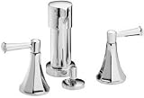 Kohler Memoirs® Bidet Faucet with Classic Design and Lever Handles Polished Chrome   K 470 4C CP