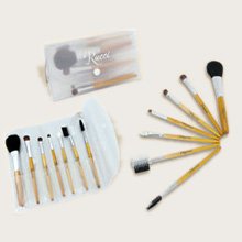 Rucci Cosmetic Brush Set in a Vinyl Case (7 Pieces Per Set)