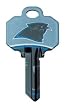 Carolina Panthers Schlage SC1 House Key