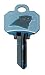 Carolina Panthers Schlage SC1 House Key