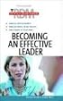 Becoming an Effective Leader (Results Driven Manager)