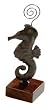 Sea Horse Photo / Greeting Card Holder - Brown & Copper
