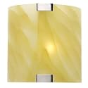 Nimbus-Clouded Glass Wall Sconce - Amber
