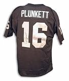 Jim Plunkett Autographed Oakland Raiders Throwback Black Jersey