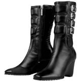 ICON Womens Bombshell Motorcycle Boots - Free Shipping - Black - Size 9.5 - New