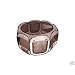 Leopard Skin Pet Tent Exercise Pen Playpen Dog Crate XS