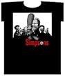 The Simpsons Tshirt - Mobsters Black Tee