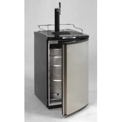 Avanti Keg Beer Cooler and Tapper - BD6000 (Black Stainless) (48.5H x 20W x 30.5D) by Stacks and Stacks