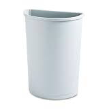 21 Gallon Gray Untouchable  Half Round Container (10-0320)