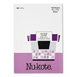 NU-KOTE INTERNATIONAL / Carbon paper for typewriter, black, 100 sheets per box / NUKNK1112 / Sold as 1 Box / Mfr Part # NK1112 \*/ Carbon paper for typewriter, black, 100 sheets per box