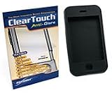 Apple iPhone FlexiSkin and ClearTouch Bundle (ClearTouch Anti-Glare, Aquamarine)