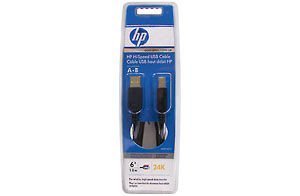 HP Q6285A#707 Premium Hi-Speed USB Gold Series Cable (1.8 Meter)