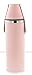 Pink Leather Wrapped Travel Flask Set w/ 2 Cups