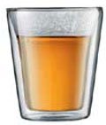 BODUM CANTEEN Glass, double wall, medium, 0.2 l, 6 oz, USA